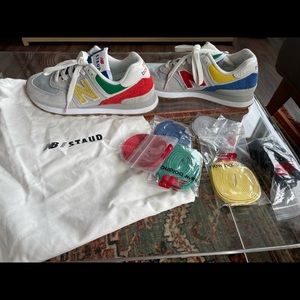 New balance x STAUD × 574 sneakers - Womans Size 7/Mens Size 5